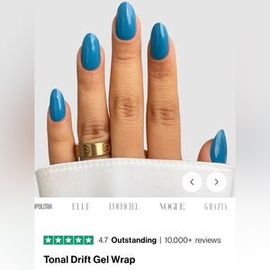 NEW Sassy Saints Gel Nail Wraps TONAL DRIFT